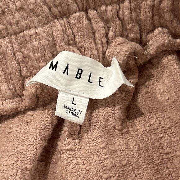 Mable Cardigan Set Haley Crop Womens Large Rose Shorts Pockets Lounge Casual - Picture 6 of 14